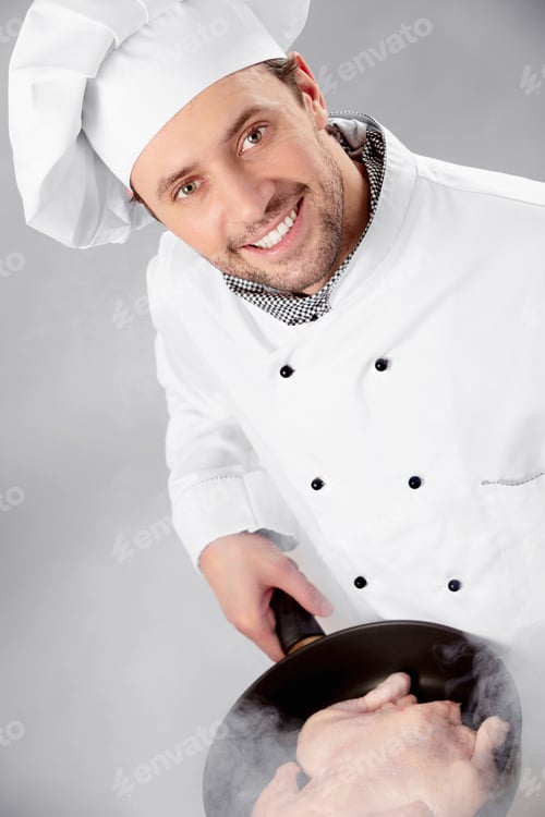 Preview: The cook prepares