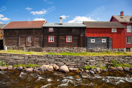 Preview: small town Roros in Norway