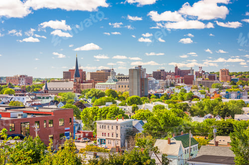 Preview: Portland, Maine, USA downtown skyline