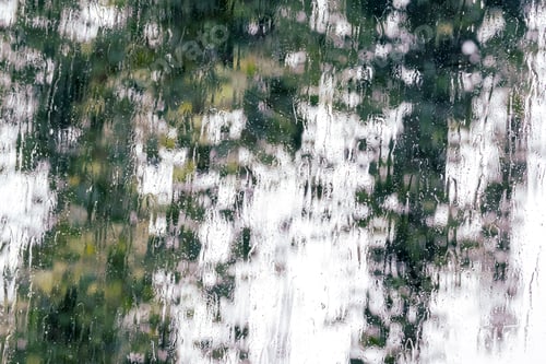 Preview: Pouring rain covering the window during a downpour