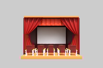 Preview: Theater stage and seating scene