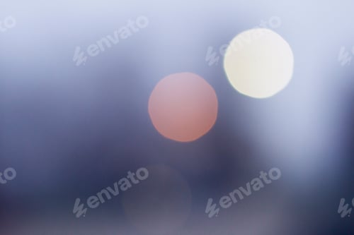 Preview: Colorful blue foggy surface, abstract copy space bokeh background, Abstract noise grain effect.