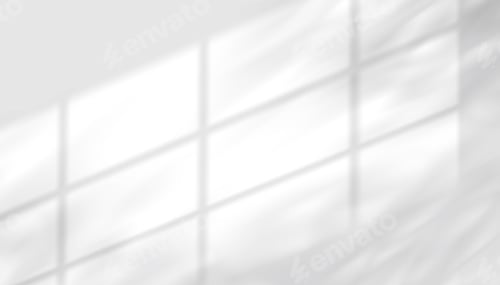 Preview: Light shadow of window fame effect on white wall background,Nature foliages leaf shadow