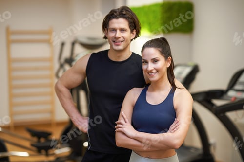 Preview: Fit couple at the gym looking very attractive
