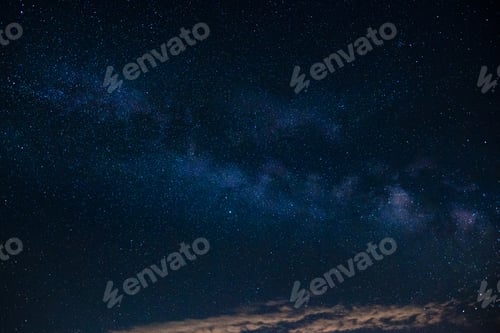 Preview: Starry night sky with the Milky Way