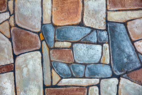 Preview: Decorative irregular stone mosaic