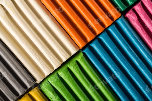 Preview: Plasticine. Texture Of Colored Decorative Wallpaper. Multicolored Abstract Background. Art.