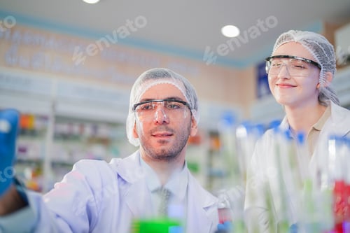 Preview: scientists perform experiments and record data.