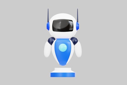 Aperçu: Personnage robot assistant pédagogique