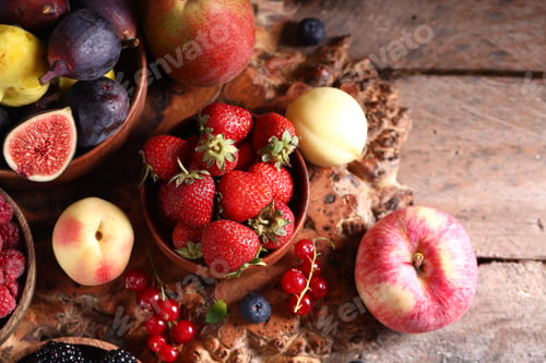 Preview: Assortment of Berries and Fruits