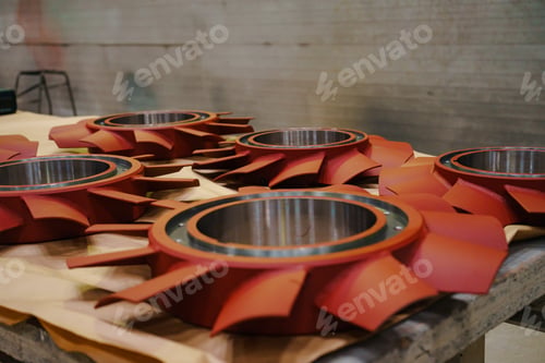 Preview: Closeup shot of rollers