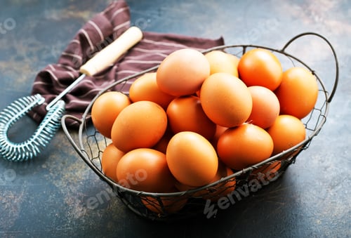 Preview: raw eggs