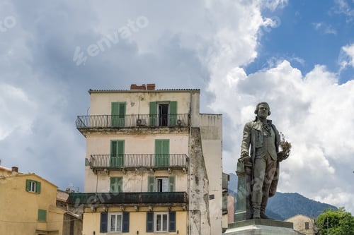 Preview: Corse, ancient houses in Corte