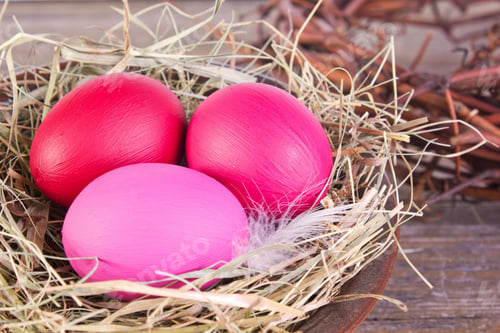 Preview: preparation, easter eggs, coloured, colours
