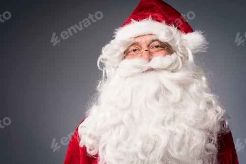 Preview: Cheerful Santa claus is waiting for you