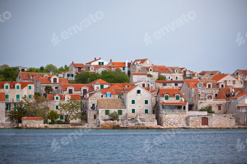 Preview: Village Sepurine, Prvic island, view from the sea