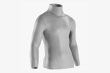 Preview: Men's Turtleneck Sweater Base Mesh