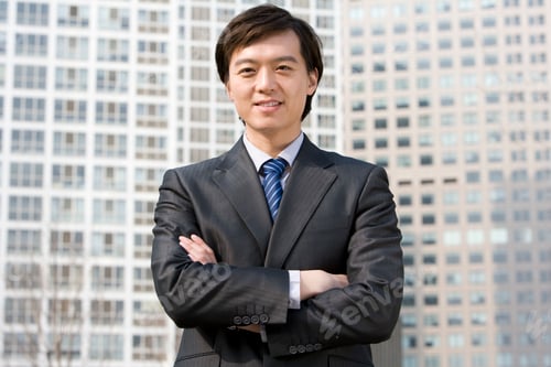 Preview: Portrait of a confident businessman
