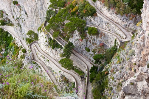Preview: Capri, Via Krupp, Italy.