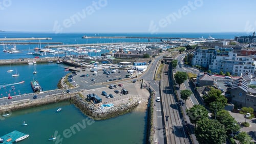 Preview: Aerial View of Dun Laoghaire, Ireland