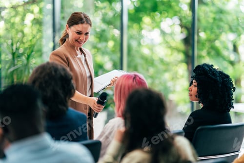 Preview: Businessmen and businesswomen making a corporate party
