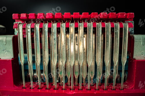 Preview: Lattice of computer cooling system macro photo