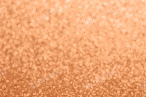 Visualização: Textura de glitter abstrata desfocada, fundo. Cor do ano 2024 - Peach Fuzz. Espaço de cópia