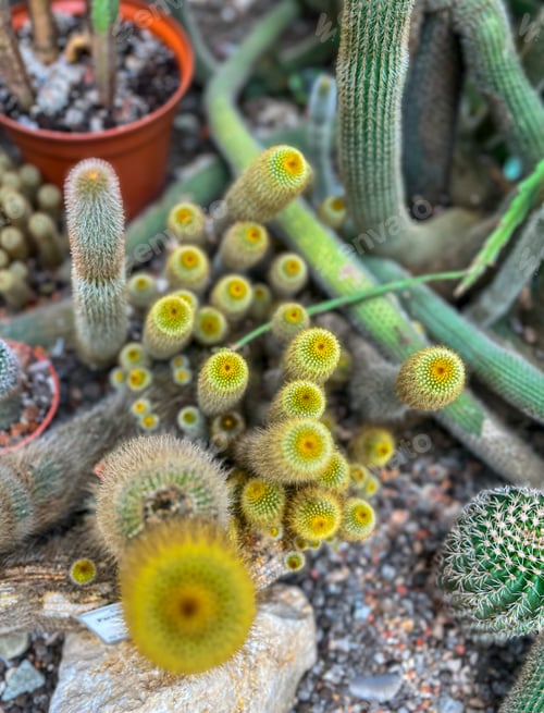 Preview: Cactuses in the botanical garden of Lodz, Poland