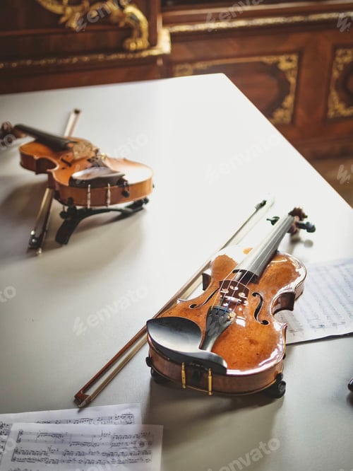 Preview: Music classical violinist violin notes