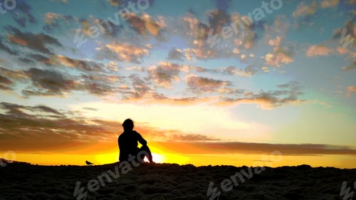 Preview: Inspirational moments with beautiful sky and nature’s beauty at sunrise and golden hour on vacation.
