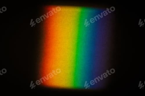 Preview: A Prism Full Rainbow Light Background Overlay