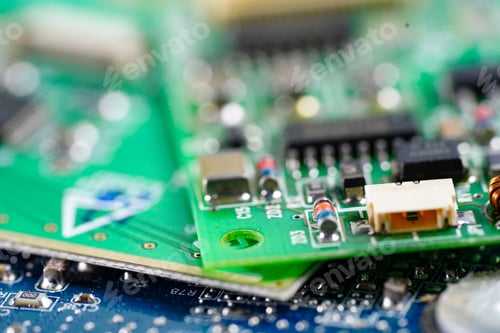 Preview: Computer circuit cpu chip mainboard core processor electronics device