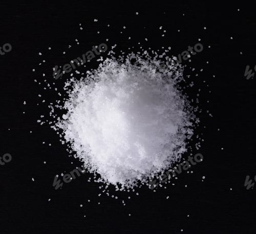 Preview: salt on black wood