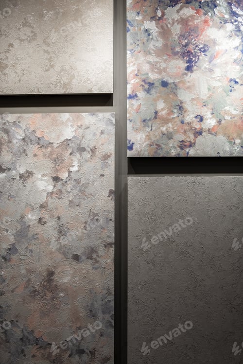 Preview: Wallpaper design, abstract background of art framed in minimalism