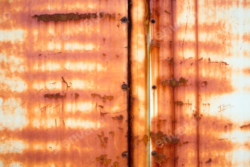 Preview: Rusted metal container background