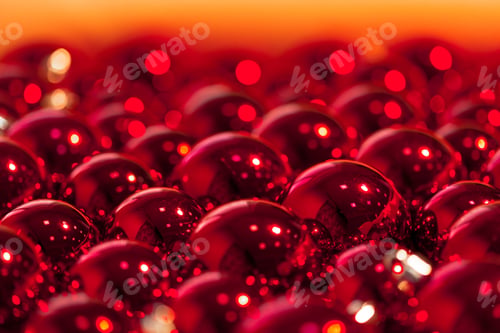 Preview: Red christmas balls