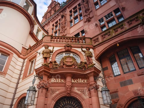 Preview: Frankfurt am Main, Germany - May 5, 2023: beautiful center of German city