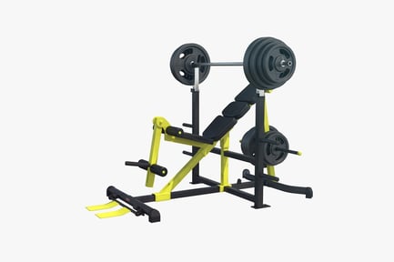Preview: Adjustable Incline Bench Press Weightlifting Equipment