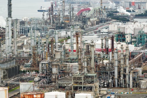 Preview: Industrial factory in Yokkaichi city at Japan