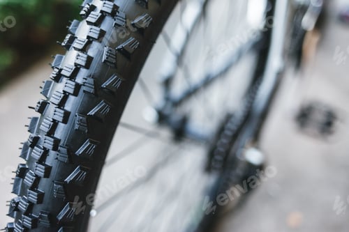 Preview: Bicycle wheel and tire in perfect condition