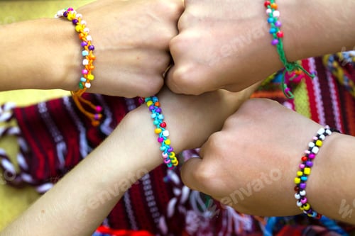 Preview: Children holding hands