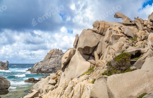 Preview: Curious rocks in Capo Testa, Sardinia island