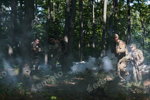 Preview: A specialized military antiterrorist unit conducts a covert operation in dense, hazardous woodland