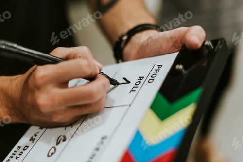 Preview: Behind the scenes with a clapper board