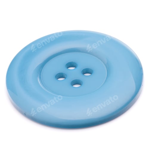 Preview: Sewing button isolated on white background cutout