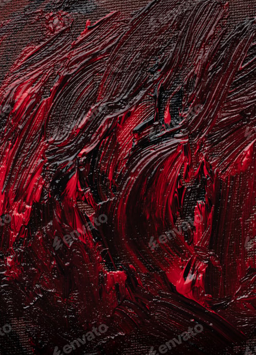 Preview: Abstract brush strokes of acrylic colors