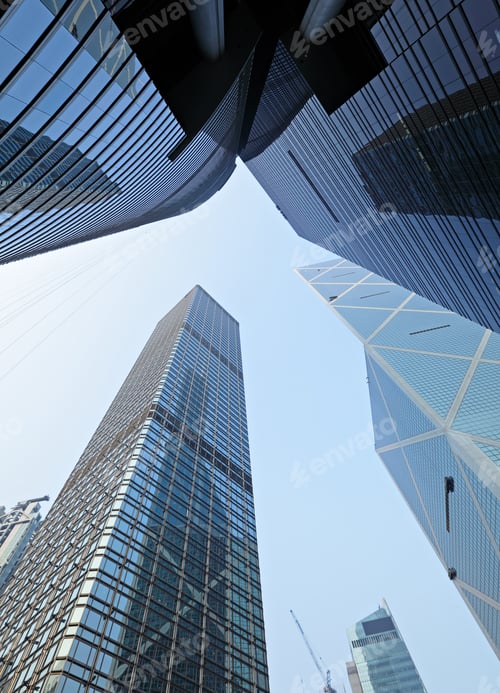 Preview: Modern building to sky