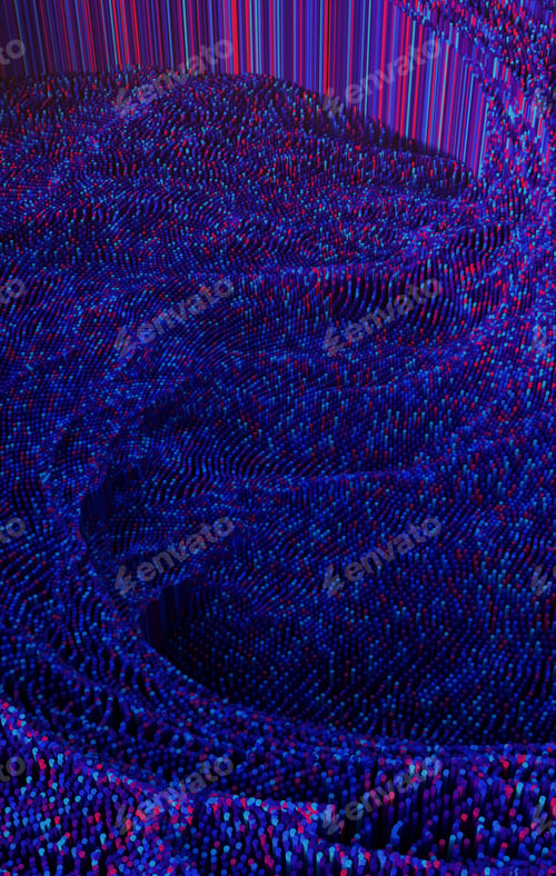 Preview: Colorful abstract background. Layout design template.Wave color Liquid shape. Abstract design. 3d re
