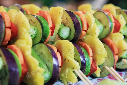 Preview: Vegetables on a skewer