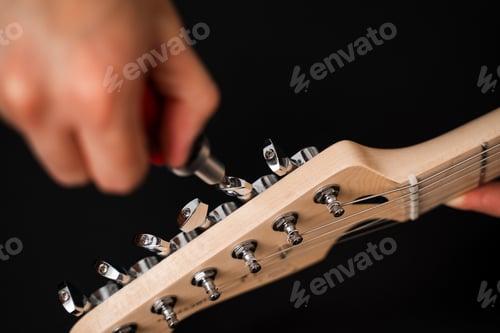 Preview: Precision repair of guitar headstock using screwdriver tools